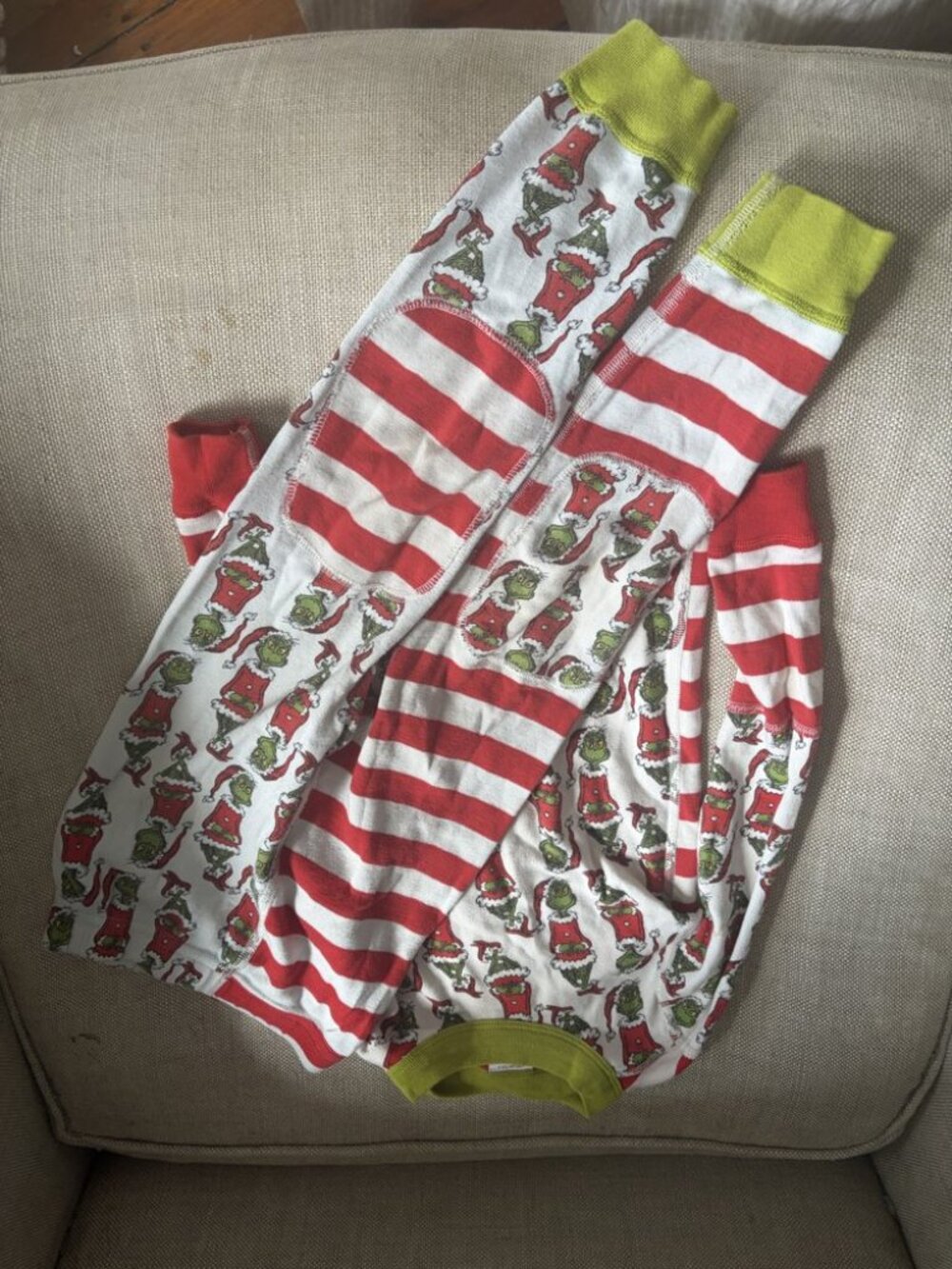 Dr. Seuss Hanna Andersson Grinch 2-Piece Pajama Set Organic Cotton 100 4